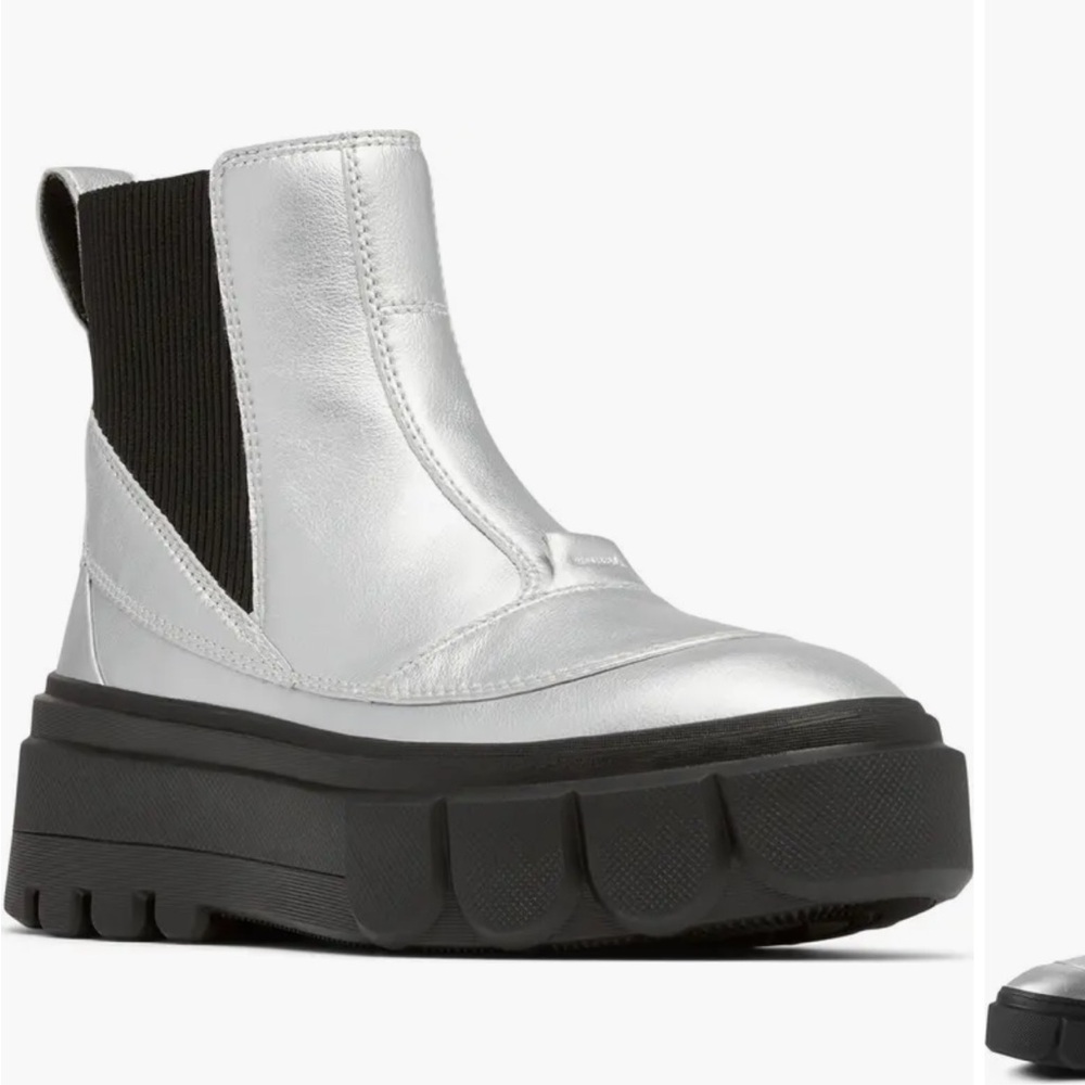 Sorel Caribou X Boot Chelsea wrap silver